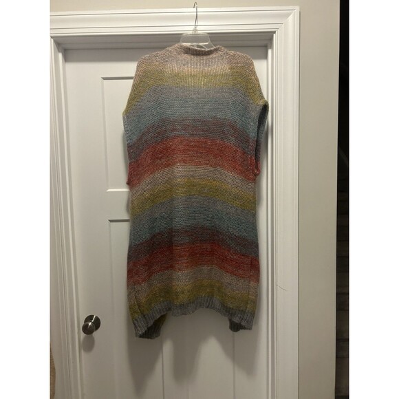 Anthropologie MOTH Rinda M/L Multi Long Cardigan Sweater Mohair Blend Duster - Picture 6 of 6